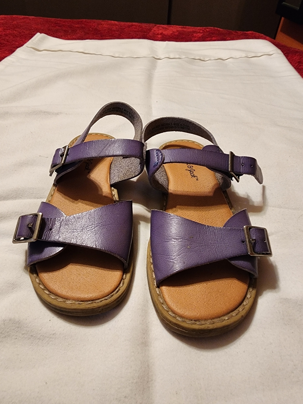 Cat & Jack Purple Buckle Sandals for Kids